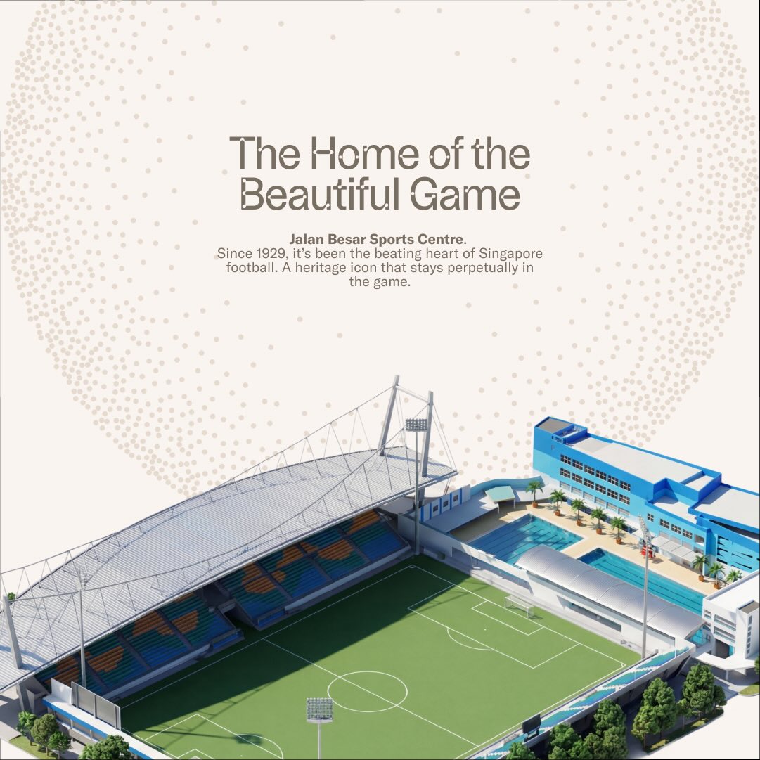 Jalan Besar Sports Centre Singapore heritage landmark finished with Gush paint by Pico X Health Technology